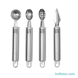 riveira-melon-baller-scoop-set-stainless-steel-4-piece-carving-knife